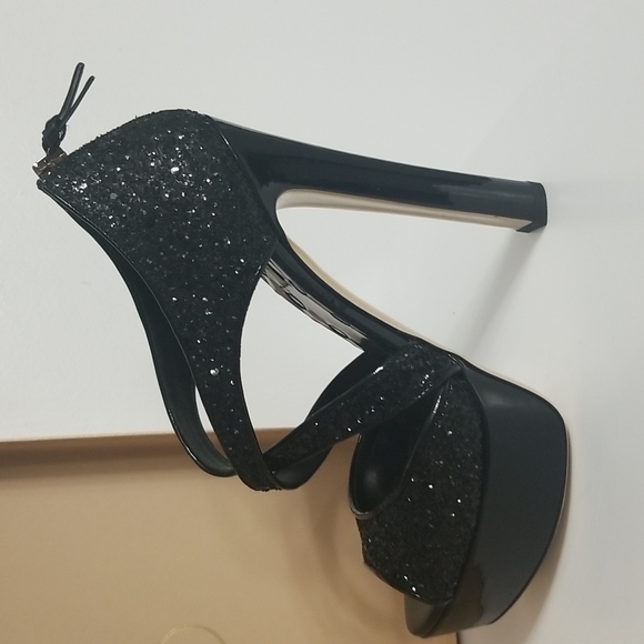 Prada miu miu black gorgeous sparkle heels - Picture 4 of 4